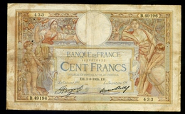 100 Francs   "L'OM"  1      8    1935 - 100 F 1908-1939 ''Luc Olivier Merson''