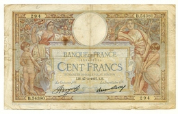 100 Francs   "L'OM"  27     5    1937 - 100 F 1908-1939 ''Luc Olivier Merson''