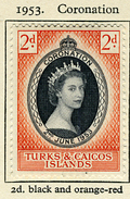 1953 - TURKS & CAICOS - Catg. Mi. 160 - LH - (SAR3010.B0) - Turks & Caicos
