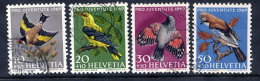 SWITZERLAND 1969 Pro Juventute Birds Set Used.  Michel 914-17 - Used Stamps