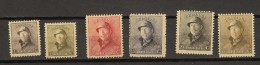 Belgie - Belgique  Ocb Nr:  Lot 165  172 ** MNH  (zie SCAN) - 1919-1920 Trench Helmet