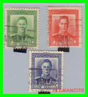 NEW ZEALAND -   3 SELLOS  AÑO 1938 - Usati