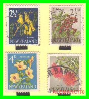 NEW ZEALAND - 4 SELLOS  AÑO  1960 - Usati