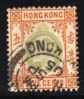 HONG KONG N° 80 OBLITERE COTE 6 € - Gebruikt