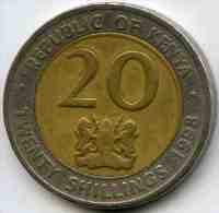 Kenya 20 Shillings 1998 KM 32 - Kenia