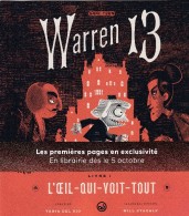 Dossier De Presse STAEHLE Will Pour Warren 13 éditions Milan 2016 - Dossiers De Presse