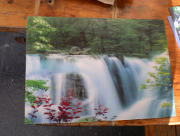 3D Postcards    Big Format Waterfall - Water Towers & Wind Turbines