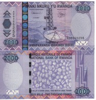 RWANDA  2000  Francs 2007  P36        UNC - Rwanda