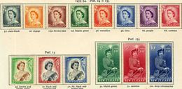 1953 - NUOVA ZELANDA - Catg.. Mi. 332/345 - LH - (SAR3010.B2) - Unused Stamps