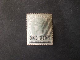 STRAITS SETTLEMENTS 1892 QUEEN VICTORY Not Issued Stamp Surcharged - British Indian Ocean Territory (BIOT)