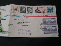 Japan 1958 Cv. Bug Mitte - Storia Postale