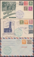 1954-FDC-58 CUBA REPUBLICA. 1954. FDC. PATRIOTAS Y GALLARDETE. RETIRO DE COMUNICACIONES. COMPLETE SET. - FDC