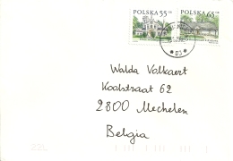Polska 1998 Pabianice >> Mechelen B - Covers & Documents
