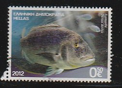 Greece 2012 Riches Of The Greek Seas - Sea Life - Dentex Fish Used W0535 - Gebraucht