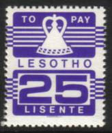 Lesotho - 1986 Postage Due 25s MNH** - Lesotho (1966-...)