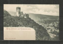 56e * BURG LAHNECK UND NIEDERLAHNSTEIN * 1905  **!! - Lahnstein