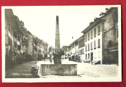 FIZ-03  Avenches  Place Centrale. Fontaine. Cachet 1925 - VD Vaud