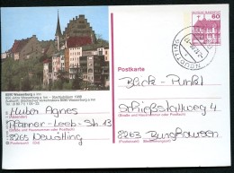 BUND P138 S2/26 Bild-Postkarte WASSERBURG Gebraucht Neuötting 19 - Illustrated Postcards - Used