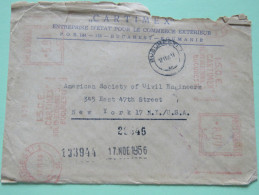 Romania 1966 Cover Bucarest To USA - Machine Franking - Briefe U. Dokumente