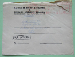 Romania 1966 Cover Bucarest To Germany - Machine Franking - Briefe U. Dokumente