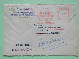 Romania 1968 Cover Bucarest To Holland - Machine Franking - Covers & Documents