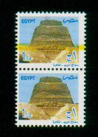 EGYPT / 2002 / SNEFRU´S PYRAMID ; DAHSHUR / PRINTING ERROR / EGYPTOLOGY / ARCHEOLOGY / EGYPT ANTIQUITY / MNH / VF - Unused Stamps