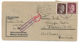 ALLEMAGNE - Lettre Depuis WEIMAR-BUCHENWALD - Déporté Politique Français - 1944 - Lettres & Documents