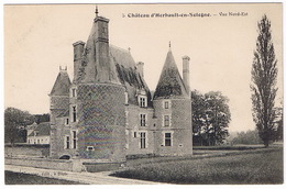 Château D'HERBAULT EN SOLOGNE  Vue Nord Est - Herbault