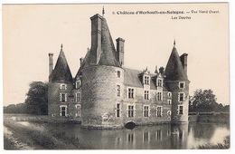 Château D'HERBAULT EN SOLOGNE Vue Nord Ouest  Les Douves - Herbault