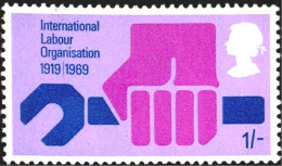 ORGANISATIONS-I.L.O.-GB-1969- PRE DECIMALS-MNH-SCARCE-F-25 - ILO