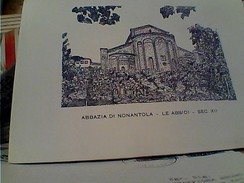 NONANTOLA (MODENA) ABBAZIA DI NONANTOLA - LE ABSIDI BIGLIETTO ILLUSTRATA N1975 FU8127 - Carpi