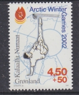 Greenland 2002 Arctic Winter Games 1v ** Mnh (33715) - Unused Stamps