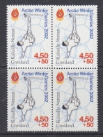 Greenland 2002 Arctic Winter Games 1v  Bl Of 4 ** Mnh (33715A) - Ongebruikt