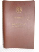 SNCF - RARE "Règlement Sécurité Du Personnel" De 1965 - Rèf: P.9a - N°1 - SNCF - Eisenbahnverkehr