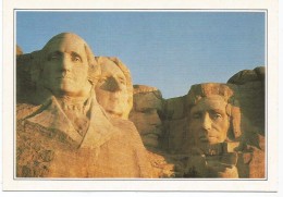 T596 Usa - Mount Rushmore - I Ritratti Di Quattro Presidenti - Cartolina Con Legenda Descrittiva / Non Viaggiata - Amérique