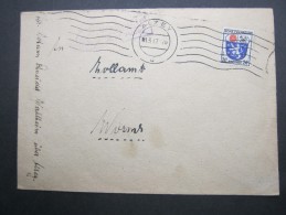 1947 ,  Wahlheim über Alzey , Landpoststempel Auf Brief - Sonstige & Ohne Zuordnung