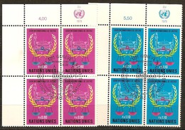 VN Nations Unies Genève 1979 Yvertnr. 86-87 (°) Used Cote 15,60 Euro Cour De Justice Den Haag - Usati