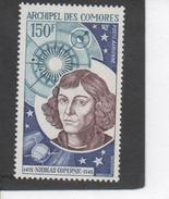 Comores -  Astronomie - Nicolas COPERNIC,  Chanoine, Médecin Et Astronome Polonais - - Poste Aérienne