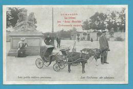 CPA LES PETITS METIERS PARISIENS Les Voitures De Chèvres - Publicité - édition LAAS & PECAUD - Petits Métiers à Paris