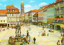 UNIVERSITÄTSSTADT GÖTTINGEN - Gänselieselbrunnen Und Weender Straße Mit St. Jakobi-Kirche (14. Jahrhundert) - Göttingen