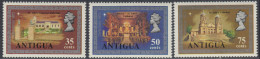 Antigua 1972 Christmas: St. John's Cathedral. Mi 281-283 MNH - 1960-1981 Ministerial Government