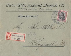 DR R-Brief EF Minr.90I Buchholz 6.9.11 Gel. Nach Bayreuth - Sonstige & Ohne Zuordnung