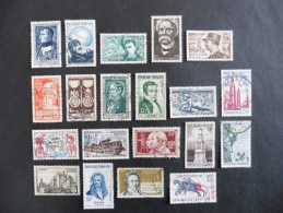 France :20 Timbres Oblitérés - Collections