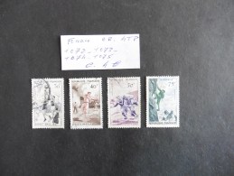 France : 4 Timbres  Oblitérés - Collections