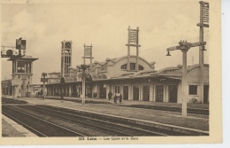 Delcampe - LENS - Les Quais De La Gare - Lens