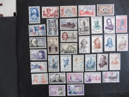 France : 35  Timbres  Oblitérés - Collections