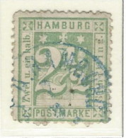 Hamburg - 1864 - Usato/used - Cifre - Mi N. 9 - Hamburg (Amburgo)