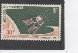 Comores -  Espace - Satellite D1 - France - - Airmail