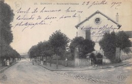 CPA 95 DOMONT BOULEVARD GLANDAZ 1907 - Domont