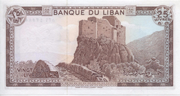 Billet De 25 Livres Du Liban, Très Bon état - Libanon